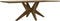 HSM Collection -Rechthoekige tafel - 220x110x76 - Naturel - Oud Teak