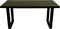 HSM Collection - Rechthoekige tafel Zurich - 160x85x76 - Naturel/zwart - Acaciahout/metaal