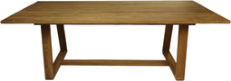 HSM Collection-Rechthoekige Tuintafel-220x100x77-Naturel-Teak