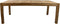 HSM Collection-Rechthoekige Tuintafel Aruba-200x100x76-Naturel-Teak