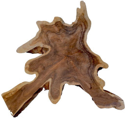HSM Collection Rond Tafelblad Bintang Ø92cm Naturel Teak