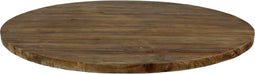 HSM Collection-Rond Tafelblad-ø130x4-Bruin-Teak