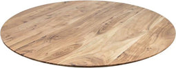 HSM Collection-Rond Tafelblad Zurich-ø100x3,8-Naturel-Acacia