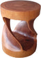 HSM Collection-Ronde Bijzettafel-30x30x42-Bruin-Munggur