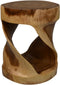 HSM Collection-Ronde Bijzettafel-30x30x42-Bruin-Munggur