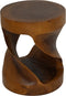 HSM Collection-Ronde Bijzettafel-30x30x42-Bruin-Munggur