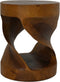 HSM Collection-Ronde Bijzettafel-30x30x42-Bruin-Munggur