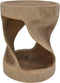 HSM Collection-Ronde Bijzettafel-30x30x44-Naturel-Munggur