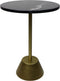 HSM Collection Ronde bijzettafel - ø40x55 - Zwart/goud - Marmer/metaal