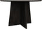 HSM Collection - Ronde eettafel - 120x120x77 - Zwart - Mangohout