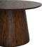 HSM Collection-Ronde Eettafel Drum-140X140X77-Bruin-Mango
