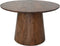 HSM Collection - Ronde eettafel Drum met kegelpoot - 120x120x77 - Bruin Mat - Mangohout