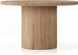 HSM Collection-Ronde Eettafel Dune Verlengbaar-130-180-Naturel-Eiken