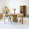 HSM Collection-Ronde Eettafel Dune Verlengbaar-130-180-Naturel-Eiken