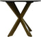 HSM Collection-Ronde Eettafel Marmer-90x90x77-Zwart-Marmer/Metaal