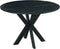 HSM Collection-Ronde Eettafel Marmer-90x90x77-Zwart-Marmer/Metaal