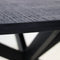 HSM Collection-Ronde Eettafel Melbourne-100x100x76-Zwart-Mango/Metaal