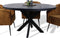 HSM Collection-Ronde Eettafel Melbourne-140x140x76-Zwart-Mango/Metaal