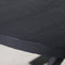 HSM Collection-Ronde Eettafel Melbourne-140x140x76-Zwart-Mango/Metaal