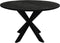 HSM Collection-Ronde Eettafel Mozaiek-140x140x77-Zwart-Mango/Metaal