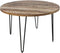 HSM Collection-Ronde Eettafel Valencia-120x120x77-Naturel/Zwart-Mango/Metaal