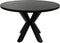 HSM Collection-Ronde Eettafel Zurich-ø120x76-Naturel/Zwart-Acacia/Metaal