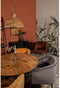 HSM Collection-Ronde Eettafel Zurich-ø100x76-Naturel/Zwart-Acacia/Metaal