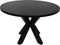 HSM Collection-Ronde Eettafel Zurich-ø120x76-Naturel/Zwart-Acacia/Metaal