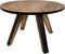 HSM Collection-Ronde Eettafel Milano-120x120x76-Naturel/Zwart-Acacia/Metaal