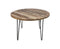 HSM Collection-Ronde Eettafel Valencia-120x120x77-Naturel/Zwart-Mango/Metaal