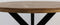 HSM Collection-Ronde Eettafel Melbourne-120x120x76-Naturel/Zwart-Mango/Metaal