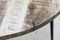 HSM Collection-Ronde Eettafel Valencia-120x120x77-Naturel/Zwart-Mango/Metaal
