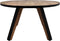 HSM Collection-Ronde Eettafel Milano-140x140x76-Naturel/Zwart-Acacia/Metaal