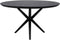 HSM Collection-Ronde Eettafel Zurich-2-ø120x76-Zwart-Mango/Metaal