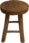 HSM Collection-Ronde Kruk-30x30x42-Naturel-Teak