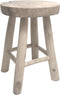 HSM Collection-Ronde Kruk-30x30x42-Naturel-Teak