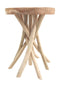 HSM Collection-Ronde Kruk-ø35x45-Naturel-Teak
