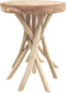 HSM Collection-Ronde Kruk-ø35x45-Naturel-Teak