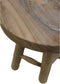 HSM Collection-Ronde Kruk-ø40x50-Naturel-Teak
