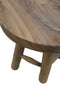 HSM Collection-Ronde Kruk-ø40x50-Naturel-Teak