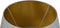 HSM Collection-Ronde Lampenkap Conisch-ø35-ø52x32-Wit/Goud-Katoen