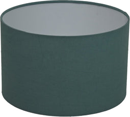 HSM Collection-Ronde Lampenkap-ø32x20-Blauw-Katoen