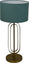 HSM Collection-Ronde Lampenkap-ø32x20-Blauw-Katoen