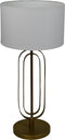 HSM Collection-Ronde Lampenkap-ø32x20-Wit-Katoen