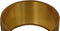 HSM Collection-Ronde Lampenkap-ø42x28-Beige/Goud-Stof