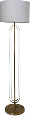 HSM Collection-Ronde Lampenkap-ø42x28-Wit-Katoen