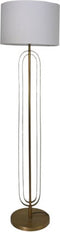 HSM Collection-Ronde Lampenkap-ø42x28-Wit-Katoen