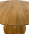 HSM Collection-Ronde Salontafel Coffees-50x50x40-Naturel-Teak