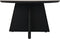 HSM Collection-Ronde Salontafel Kruispoot-80x80x45-Zwart-Mango