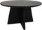HSM Collection-Ronde Salontafel Kruispoot-80x80x45-Zwart-Mango
